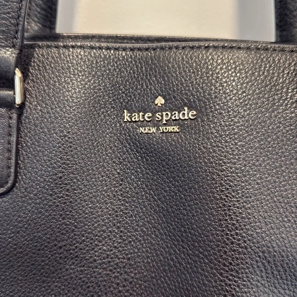 Kate Spade Soft Pebbled Leather Medium Sized Tote with Soft Pebbled Wallet